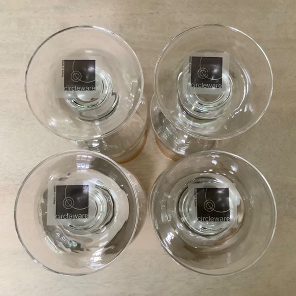 Circleware Versailles 4 Pc Glass Goblet Set - Picture 6 of 8